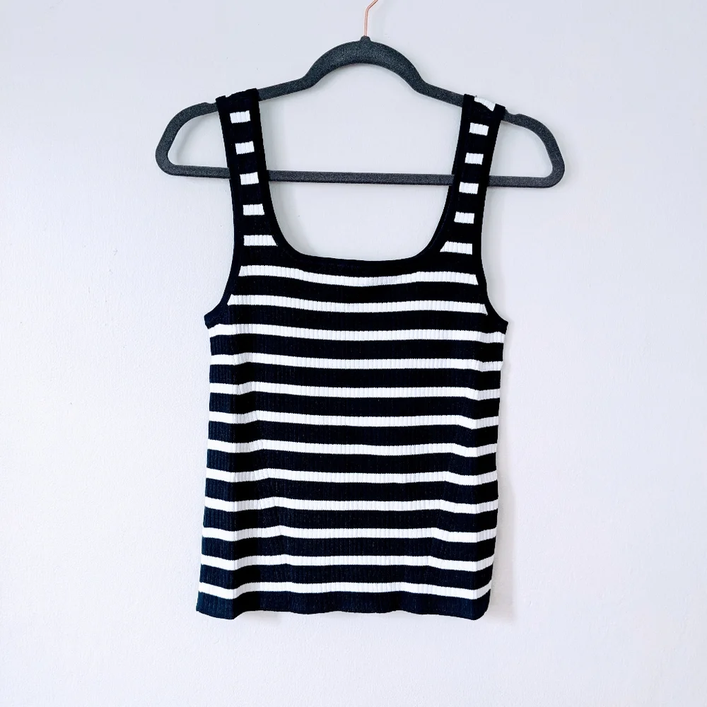LOFT Ribbed Sweater Tank - Picture 3 of 8